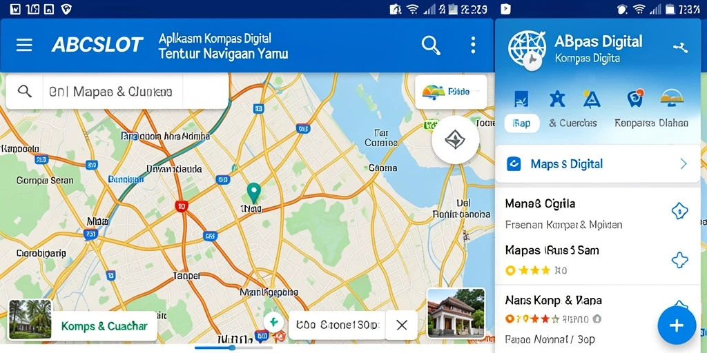 Tampilan antarmuka ABCSLOT yang sederhana dan fungsional untuk navigasi.