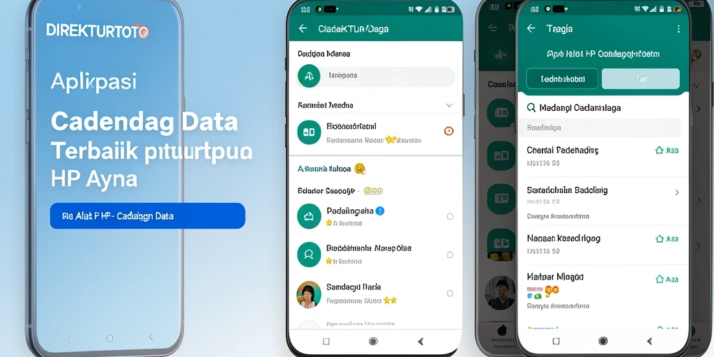 Tampilan antarmuka DIREKTURTOTO yang mudah digunakan untuk cadangan data.