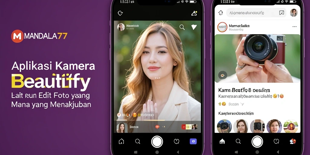Screenshot tampilan utama MANDALA77 dengan berbagai fitur pengeditan.