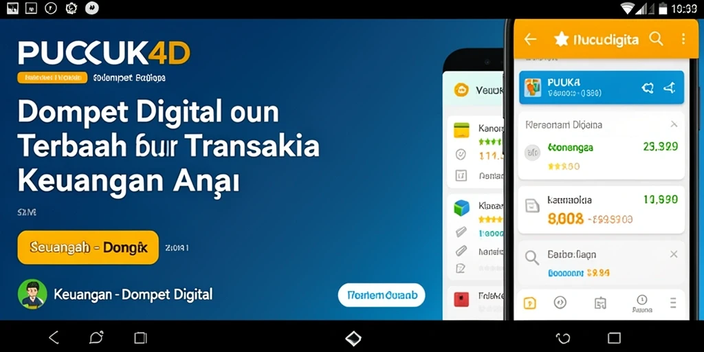 Antarmuka aplikasi PUCUK4D yang modern dan intuitif.