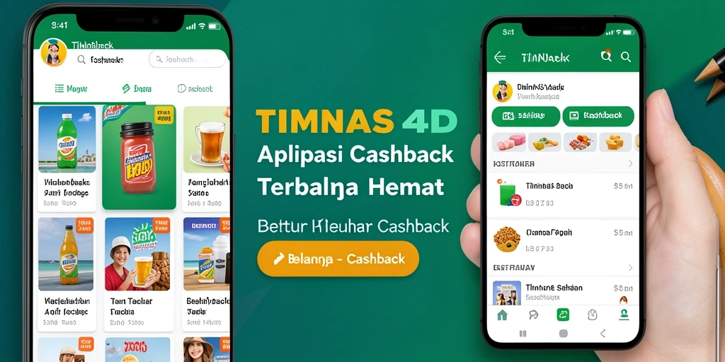 Tampilan antarmuka TIMNAS4D yang menampilkan fungsi cashback secara jelas.